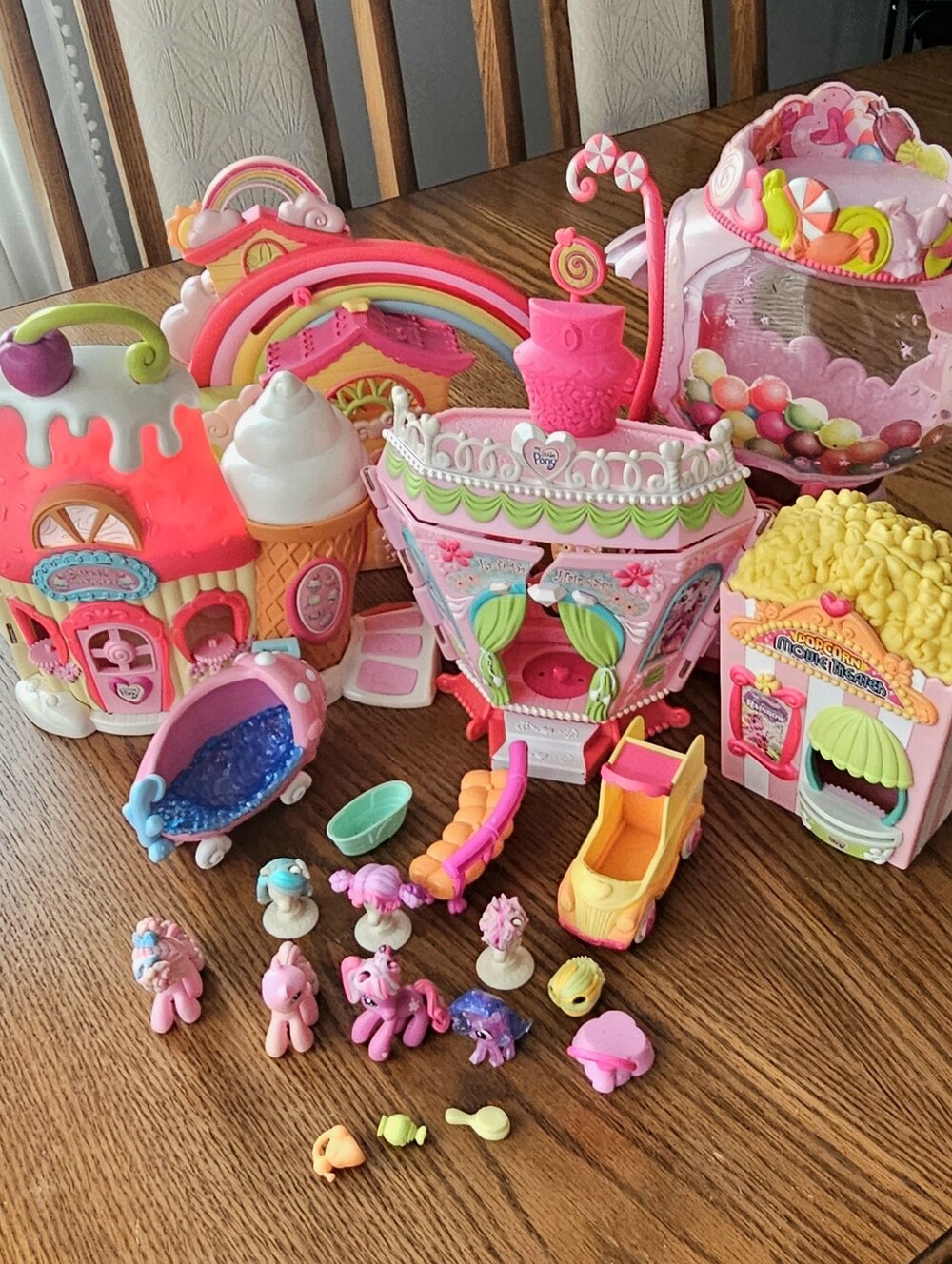Vintage My Little Pony G3 Playset & Figure Lot (2006–2008) - AS IS